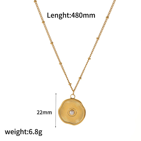 Wholesale Women's Titanium Steel And Stainless Steel Earrings With 18K Gold Geometric Design