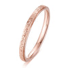 Wholesale Women's Titanium Steel And Stainless Steel Frosted Geometric Simple Ring