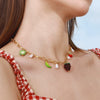 Wholesale Women's Titanium Steel And Stainless Steel Fruit Shaped Clavicle Chain Pendant Jewelry With Electroplating