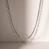 Wholesale Women's Titanium Steel And Stainless Steel Geometric Cuban Clavicle Necklace With Electroplating
