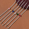 Wholesale Women's Titanium Steel And Stainless Steel Geometric Style Electroplated Zircon Bracelet