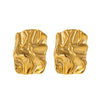 Wholesale Women's Titanium Steel And Stainless Steel Jewelry Electroplated Geometric Earrings And Hand Jewelry Accessories