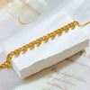 Wholesale Women's Titanium Steel Ball Tassel Pendant Bracelet Retro Simple Fashion Style Electroplated
