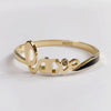 Wholesale Women's Titanium Steel Bracelet In Rose Gold Color With Polish Finish French Retro And Minimalist Style