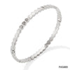 Wholesale Women's Titanium Steel Bracelet Suit With Heart Rhombus Geometric Shapes Electroplated