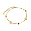 Wholesale Women's Titanium Steel Bracelet With Roman Numerals And Electroplating Design