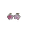 Wholesale Women's Titanium Steel Electroplated Fivepetal Flower Fivepointed Star And Leaf Earrings