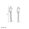 Wholesale Women's Titanium Steel Electroplated Geometric Fashion Light Luxury Earrings