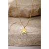 Wholesale Women's Titanium Steel Electroplated Oshaped Chain Clavicle Necklace With Simple Style