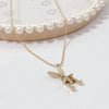 Wholesale Women's Titanium Steel Fashion Light Luxury Geometric Clavicle Chain Necklace With Polish Finish
