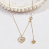 Wholesale Women's Titanium Steel Fashion Light Luxury Geometric Clavicle Chain Necklace With Polish Finish