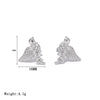 Wholesale Women's Titanium Steel Geometric Bird Earrings With Electroplating