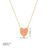 Wholesale Women's Titanium Steel Geometric Lip Necklace Exaggerated Niche Fashion 18K Gold Nonfading