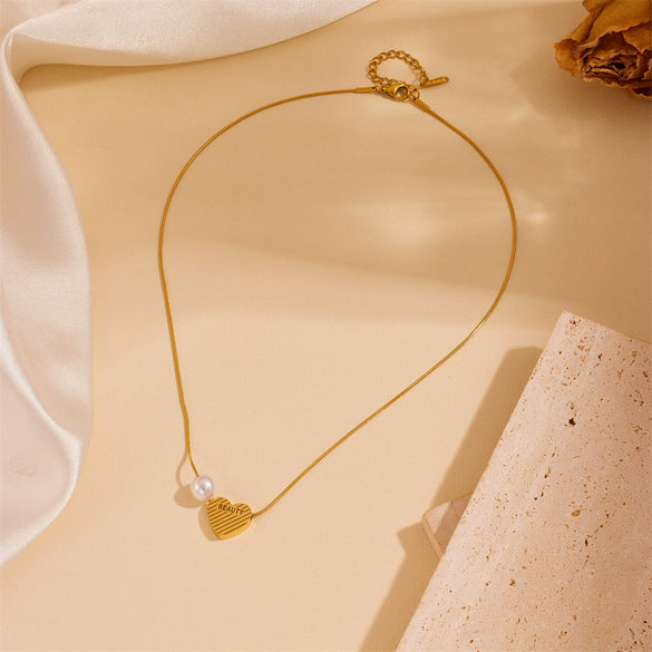 Wholesale Women's Titanium Steel Geometric Necklace Chain