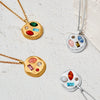 Wholesale Women's Titanium Steel Geometric Necklace With Electroplating And Water Wave Chain