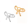 Wholesale Women's Titanium Steel Geometric Plain Ring With Electroplating