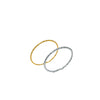 Wholesale Women's Titanium Steel Geometric Ring With Circle Star Car Flower Design And Electroplating Treatment