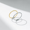 Wholesale Women's Titanium Steel Geometric Ring With Circle Star Car Flower Design And Electroplating Treatment