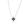 Wholesale Women's Titanium Steel Geometric Sixpointed Star Elegant Ochain Clavicle Necklace With Electroplating