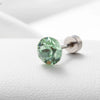 Wholesale Women's Titanium Steel Geometric Style Ear Nails Set With Diamonds