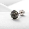 Wholesale Women's Titanium Steel Geometric Style Ear Nails Set With Diamonds