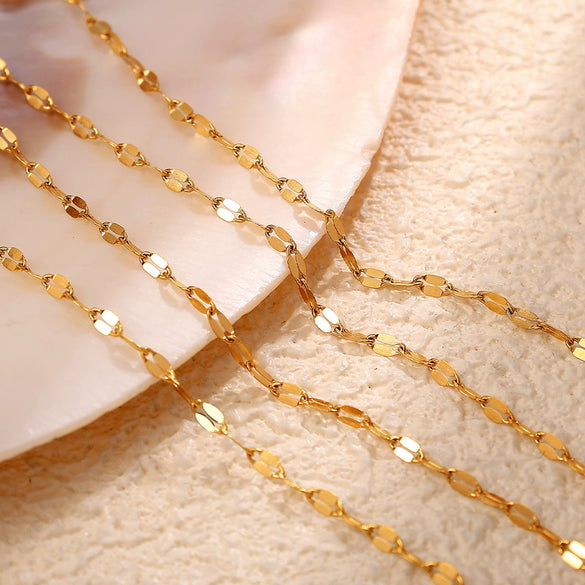Wholesale Women's 316L Stainless Steel Heart Shaped Asymmetric Clavicle Chain Necklace With Electroplating Light Luxury Niche Style