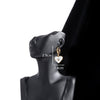 Wholesale Women's Titanium Steel Heartshaped Light Luxury Threedimensional Earrings With Electroplating Treatment