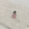 Wholesale Women's Titanium Steel Inlaid Zircon Fivepointed Star Ear Nail