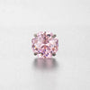 Wholesale Women's Titanium Steel Inlaid Zircon Geometric Sweet Style Handheld Flower Cut Eightsided Ear Nail