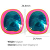 Wholesale Women's 316L Stainless Steel Irregular Geometric Electroplated Earrings Light Luxury Allmatch Jewelry Niche Design