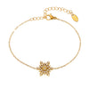 Wholesale Women's 316L Stainless Steel Jewelry With Geometric Snowflake Pattern And Pvd Plating For Christmas