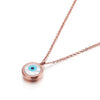 Wholesale Women's Titanium Steel 18K Real Gold Plated Jewelry Devil's Eye Animals Zodiac Pendant Necklace