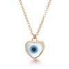 Wholesale Women's Titanium Steel 18K Real Gold Plated Jewelry Devil's Eye Animals Zodiac Pendant Necklace