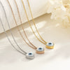 Wholesale Women's Titanium Steel 18K Real Gold Plated Jewelry Devil's Eye Animals Zodiac Pendant Necklace