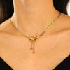 Wholesale Women's Titanium Steel Necklace With Cross Love Butterfly Heart Animal Zodiac Patterns Electroplated