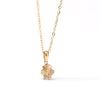 Wholesale Women's Titanium Steel Necklace With Cute Kitten Meat Palm Pendant Geometric Minimalist Style Electroplated O Chain