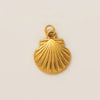 Wholesale Women's Titanium Steel Necklace With Fishtail Shell Conch Anchor Pendant Heart Shape Insect Animal Zodiac Pattern Sweet Natural Style Electroplating Treatment