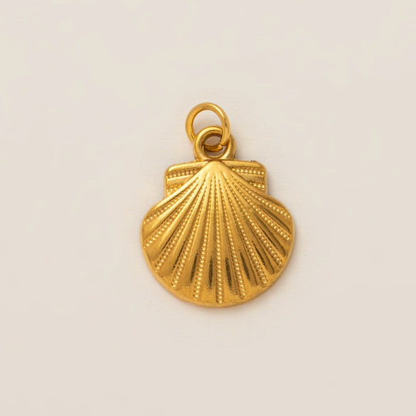 Wholesale Women's Titanium Steel Necklace With Fishtail Shell Conch Anchor Pendant Heart Shape Insect Animal Zodiac Pattern Sweet Natural Style Electroplating Treatment