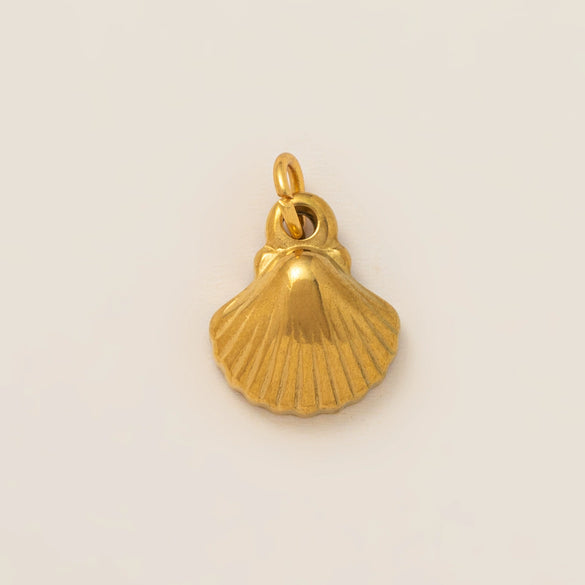 Wholesale Women's Titanium Steel Necklace With Fishtail Shell Conch Anchor Pendant Heart Shape Insect Animal Zodiac Pattern Sweet Natural Style Electroplating Treatment