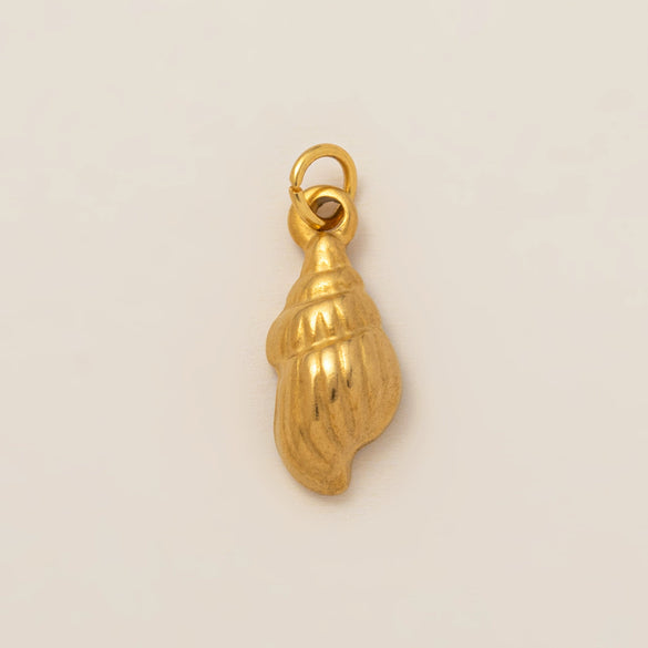 Wholesale Women's Titanium Steel Necklace With Fishtail Shell Conch Anchor Pendant Heart Shape Insect Animal Zodiac Pattern Sweet Natural Style Electroplating Treatment