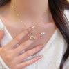 Wholesale Women's Titanium Steel Necklace With Geometric Design And Electroplating Light Luxury Style
