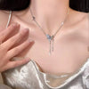 Wholesale Women's Titanium Steel Necklace With Geometric Design And Electroplating Light Luxury Style