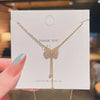 Wholesale Women's Titanium Steel Necklace With Geometric Design And Electroplating Light Luxury Style