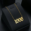 Wholesale Women's Titanium Steel Necklace With Letters Numbers Text Pattern And Polishing Plating Design