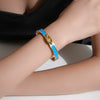 Wholesale Women's Titanium Steel Pig Nose Design Bracelet With 18K Vacuum Furnace Electroplating Modern Minimalist Style