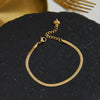 Wholesale Women's Titanium Steel Snake Bone Chain Blade Necklace With Geometric Pattern And Electroplating Ins Cold Style