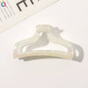 Wholesale Women's Transparent Electroplated Hair Grab Twist Cross Hairpin Hair Accessories
