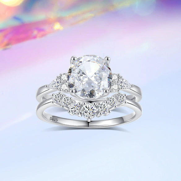 Wholesale Women's Ushape Geometric High Sense 925 Silver Ring With Electroplating