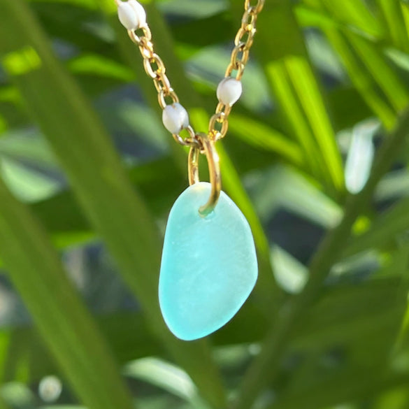Wholesale Women's Ushaped Stainless Steel Electroplated Ball Chain Pendant Necklace With Epoxy Glazed Finish