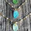 Wholesale Women's Ushaped Stainless Steel Electroplated Ball Chain Pendant Necklace With Epoxy Glazed Finish